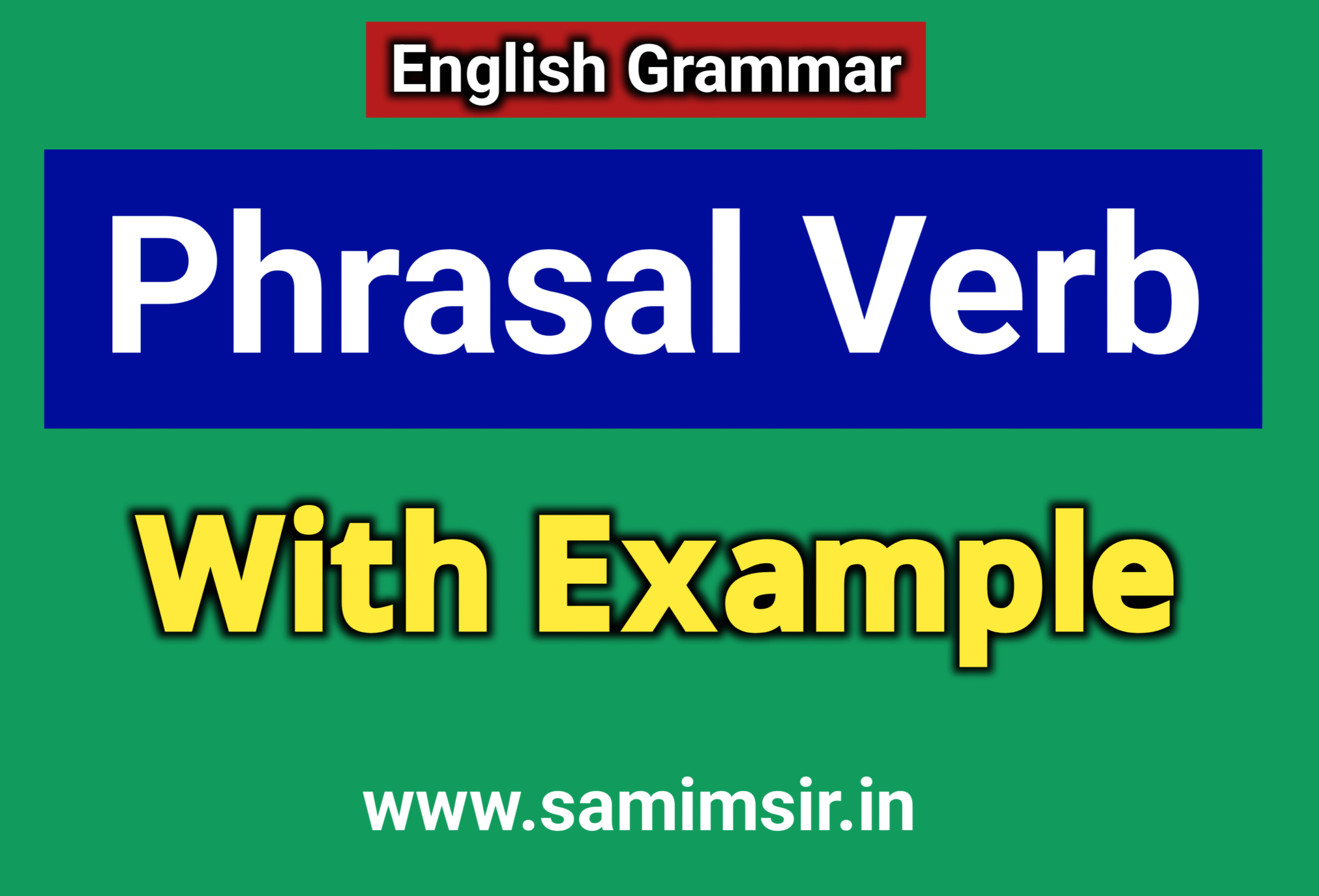 Phrasal Verb