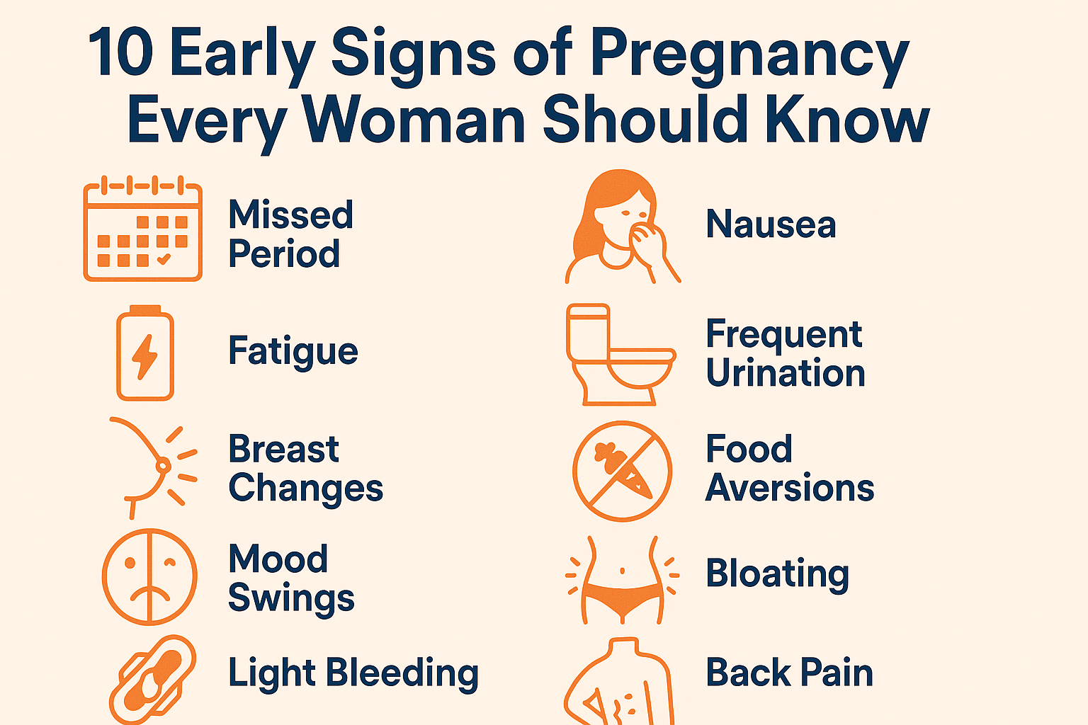 Top 10 Early Signs of Pregnancy Every Woman Should Know
